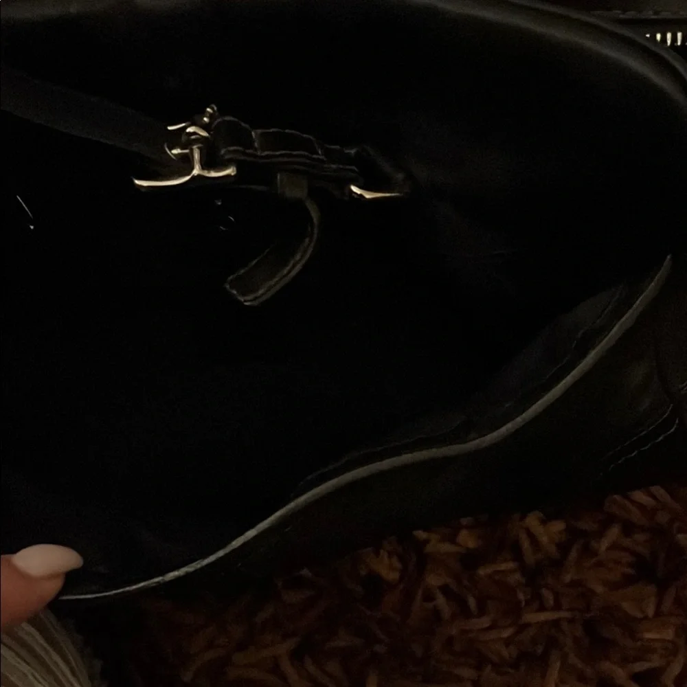 Coach Black Leather Handbag - Picture 7 of 8